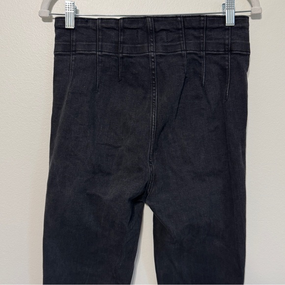 Free People We The Free Jayde Flare Jeans Size 29 High Rise Black - Picture 7 of 7